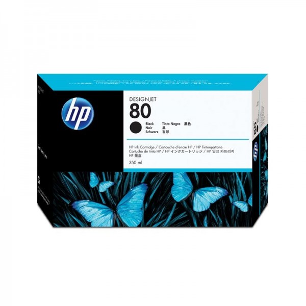 TINTA HP 80 C4871A C487 BLACK